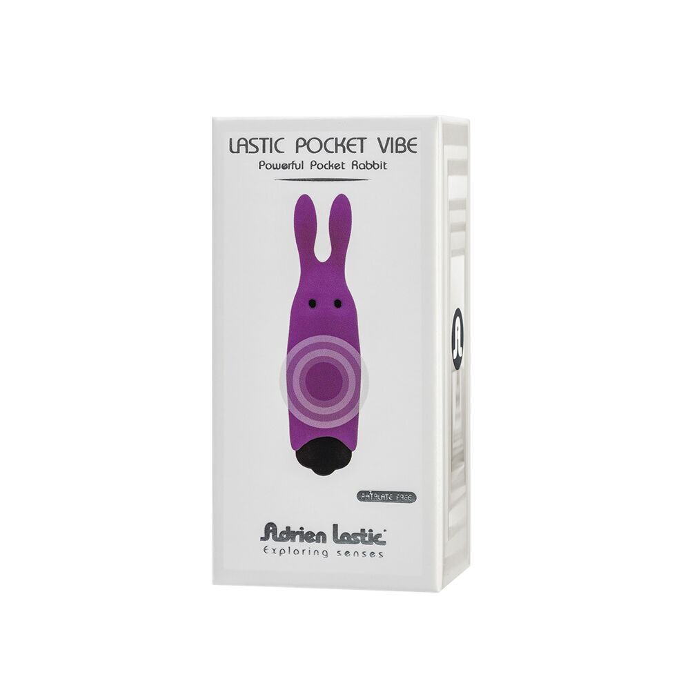 Віброкуля Adrien Lastic Pocket Vibe Rabbit Purple (м'ята упаковка!!!)