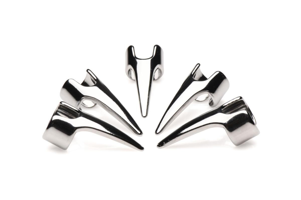 Набір кілець з кігтями Master Series Five-Piece Sensation Claw Rings - Silver (м'ята упаковка!!!)