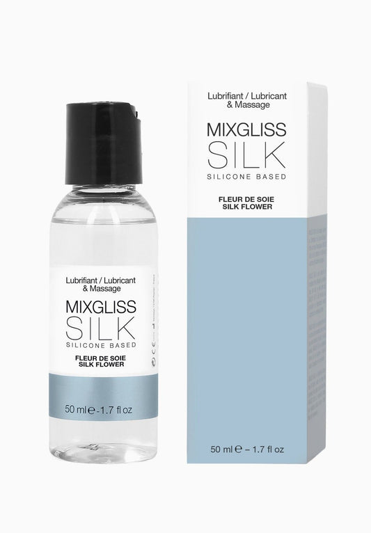 Лубрикант на силіконовій основі MixGliss SILK - FLEUR DE SOIE (50 мл) (м'ята упаковка!!!)