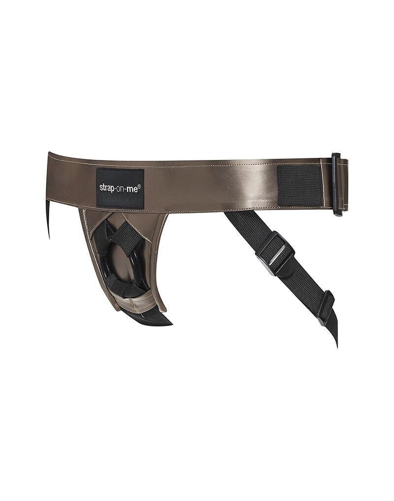 Трусы для страпона Strap-On-Me Leatherette Harness CURIOUS (м'ята упаковка!!!)