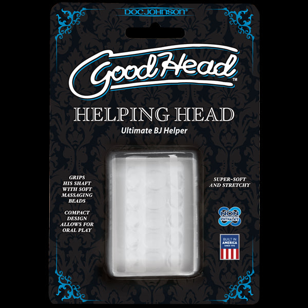 Мастурбатор Doc Johnson GoodHead - Helping Head ULTRASKYN (м'ята упаковка!!!)
