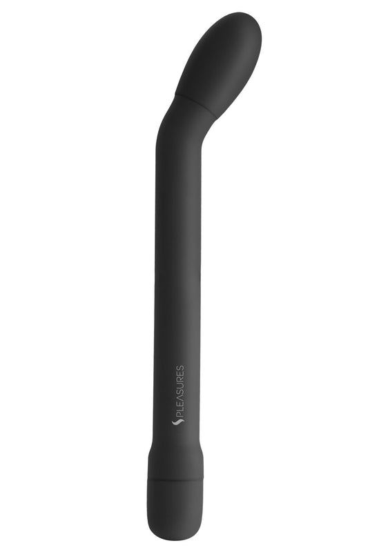 Тонкий вібратор для точки G S Pleasures Lithea Black  (м'ята упаковка!!!)