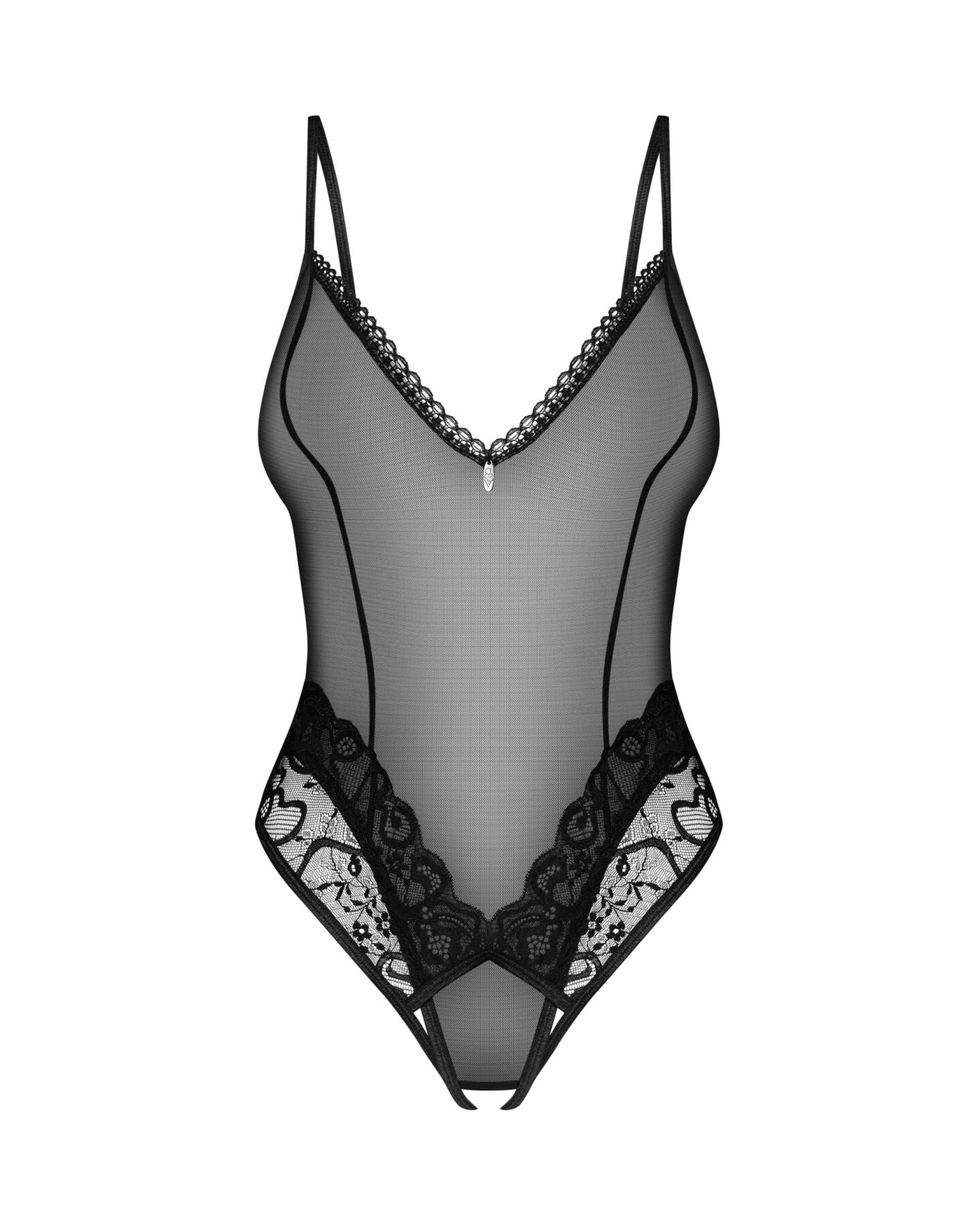 Боді Obsessive Blomentis crotchless teddy XL/2XL