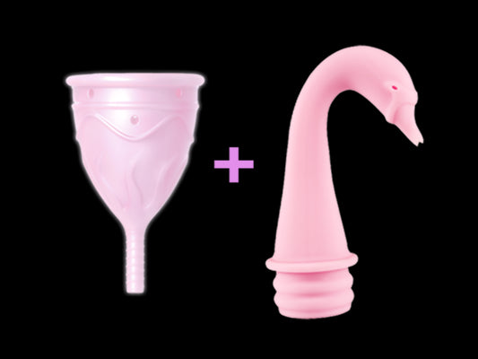 Менструальна чаша Femintimate Eve Cup розмір S з переносним душем, діаметр 3,2 см