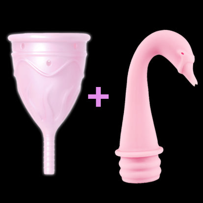 Менструальна чаша Femintimate Eve Cup розмір L з переносним душем, діаметр 3,8 см