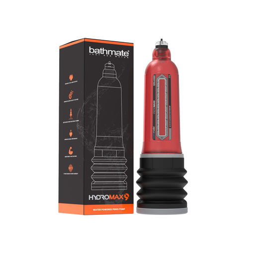 Гідро Bathmate Hydromax 9 Red, для члена довжиною від 18 до 23 см, діаметр до 5,5 см