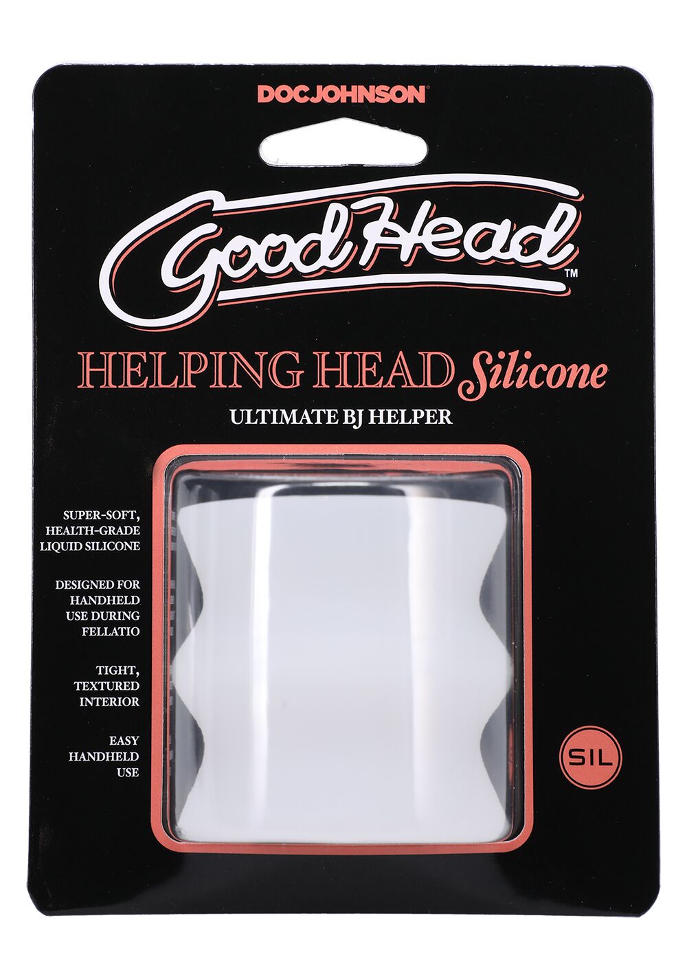 Мастурбатор Doc Johnson GoodHead - Helping Head Silicone