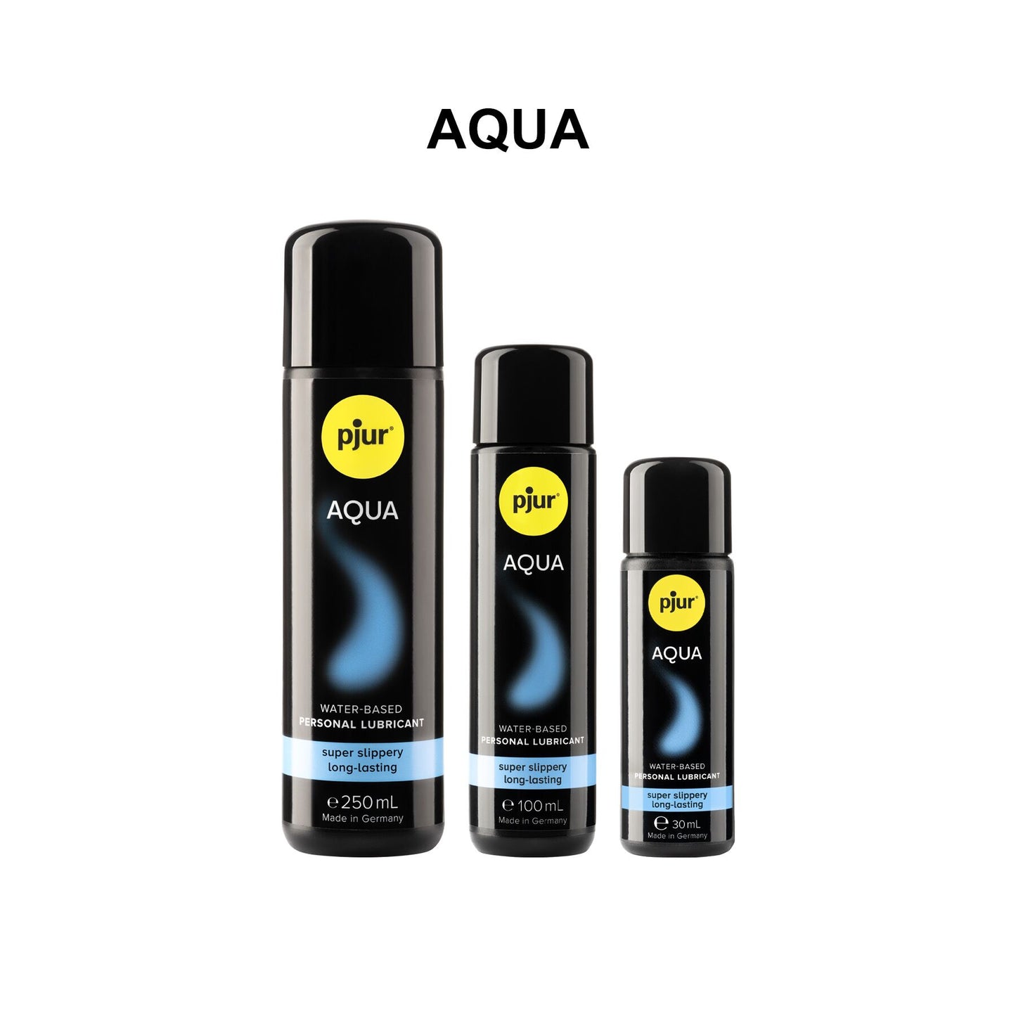 Лубрикант на водній основі pjur Aqua 100 мл, ефект оксамитової шкіри без прилипання