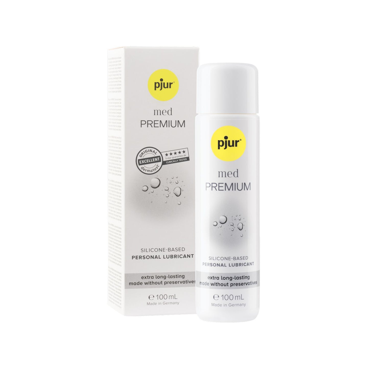 Силіконова змазка pjur MED Premium glide 100 мл для чутливої шкіри, пройшла клінічний тест