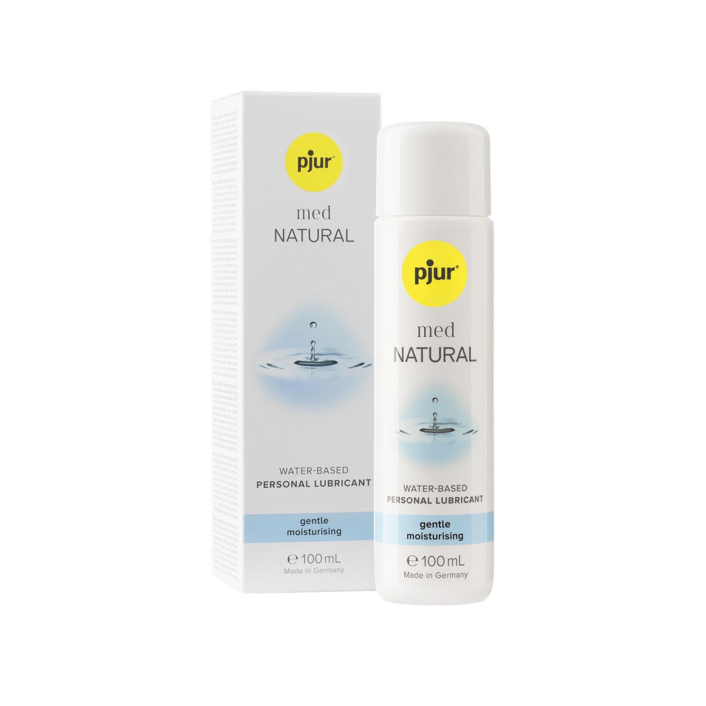 Лубрикант на водній основі pjur MED Natural glide 100 мл спеціально для сухої та чутливої шкіри