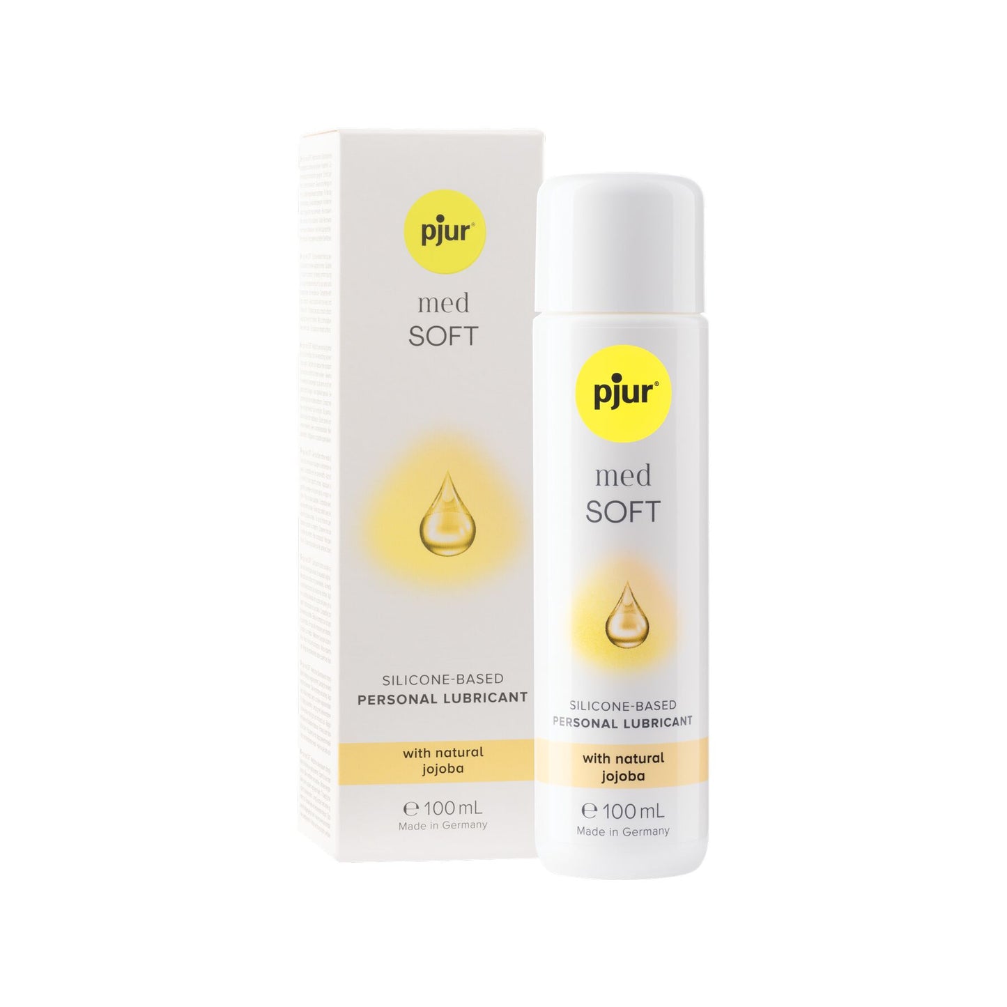 Силіконова змазка pjur MED Soft glide 100 мл з олією жожоба для дуже сухої та чутливої шкіри