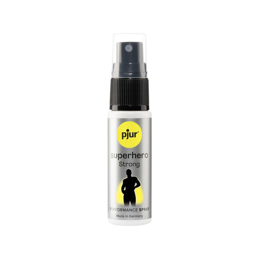 Пролонгувальний спрей pjur Superhero Strong Spray 20 ml, з екстрактом імбиру, всотується в шкіру