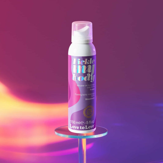 Масажна піна Love To Love TICKLE MY BODY Strawberry (150 мл) зволожувальна