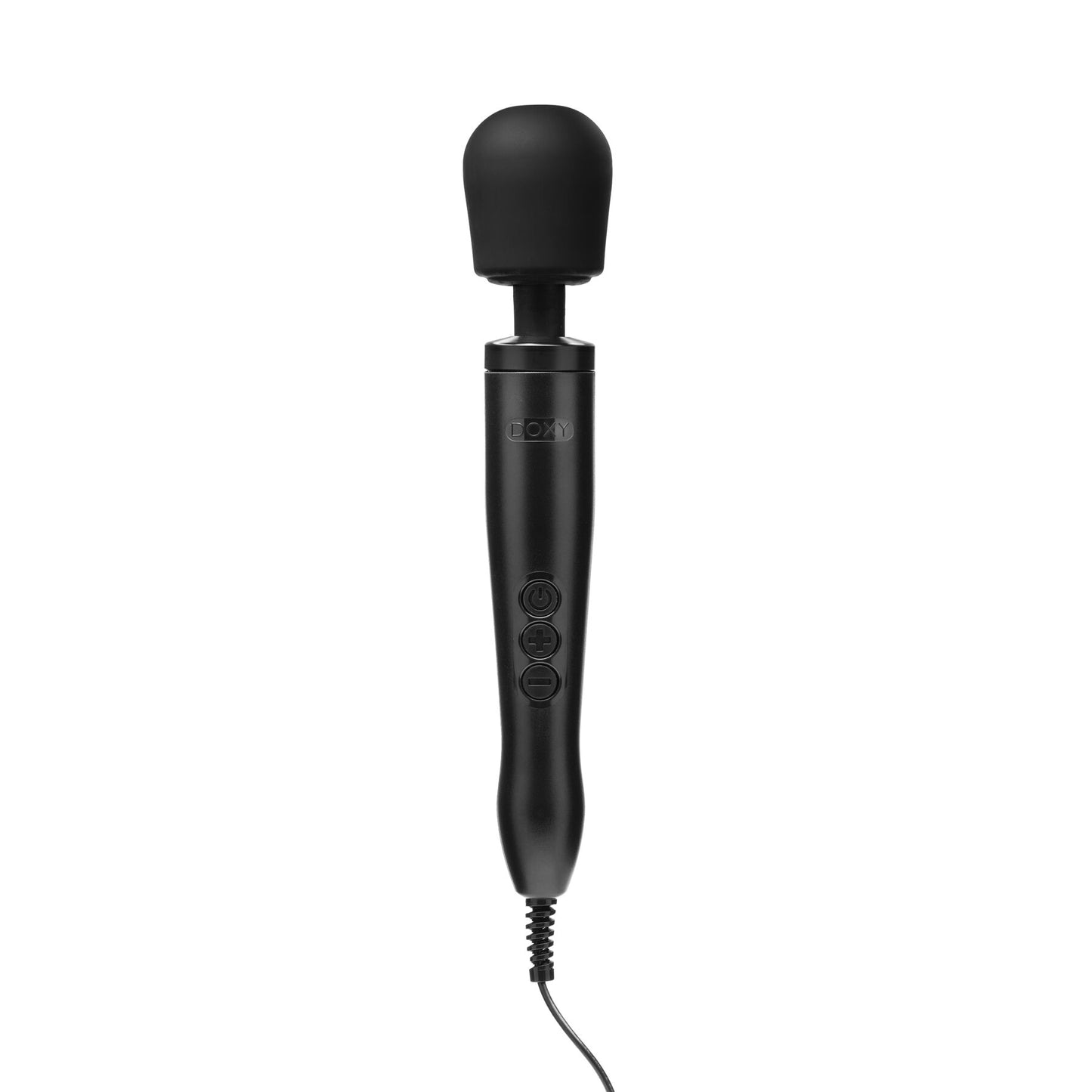 Вібромасажер DOXY Original Black, дуже потужний, живлення 220В, пульсівні вібрації