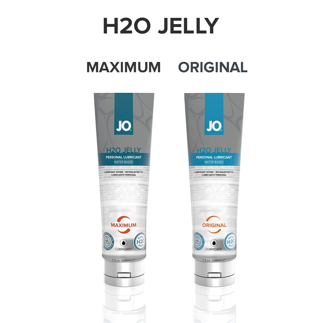 Густий лубрикант на водній основі JO H2O JELLY — MAXIMUM (120 мл)без парабенів і пропіленгліколю