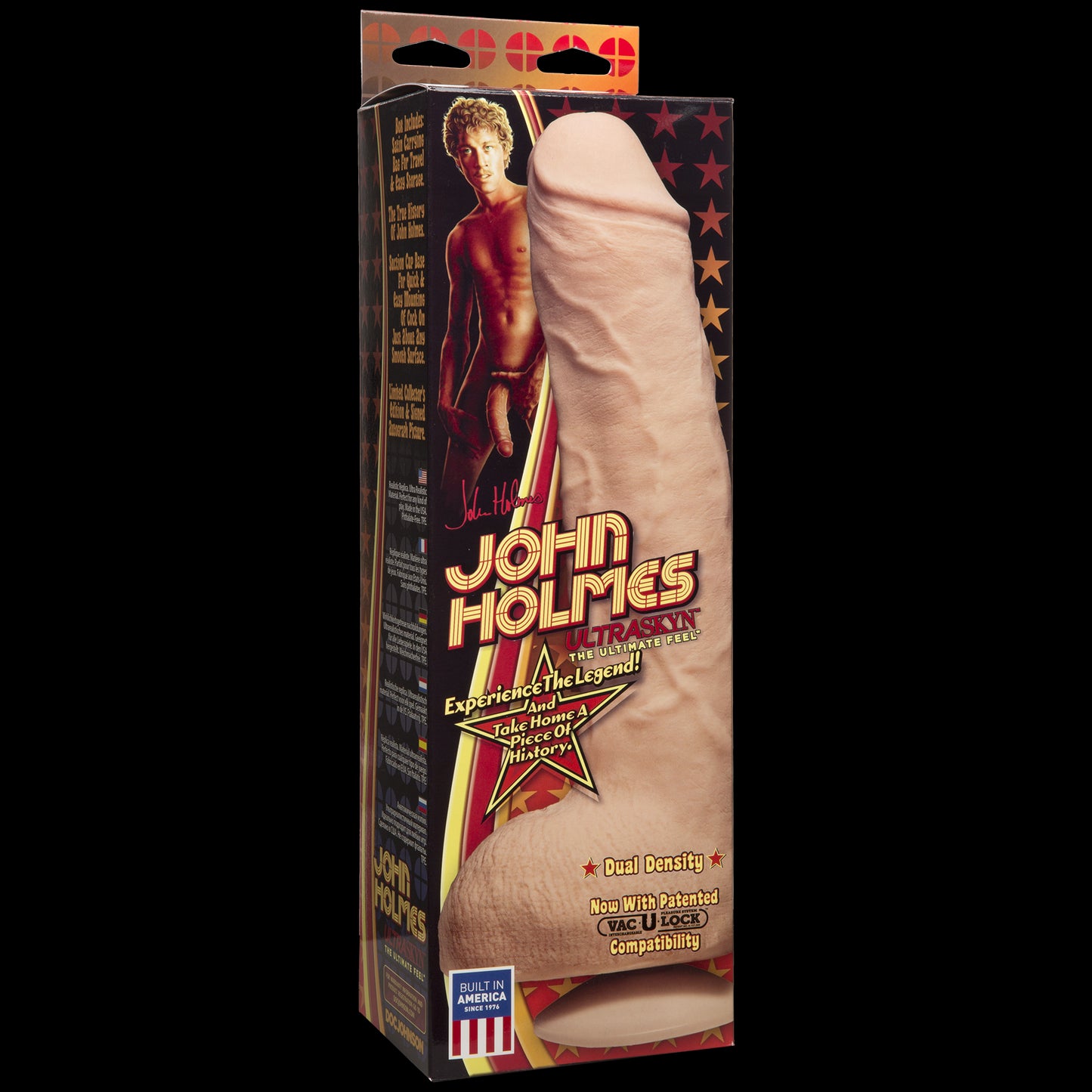 Фалоімітатор Doc Johnson John Holmes ULTRASKYN, діаметр 6 см, Vack-U-Lock