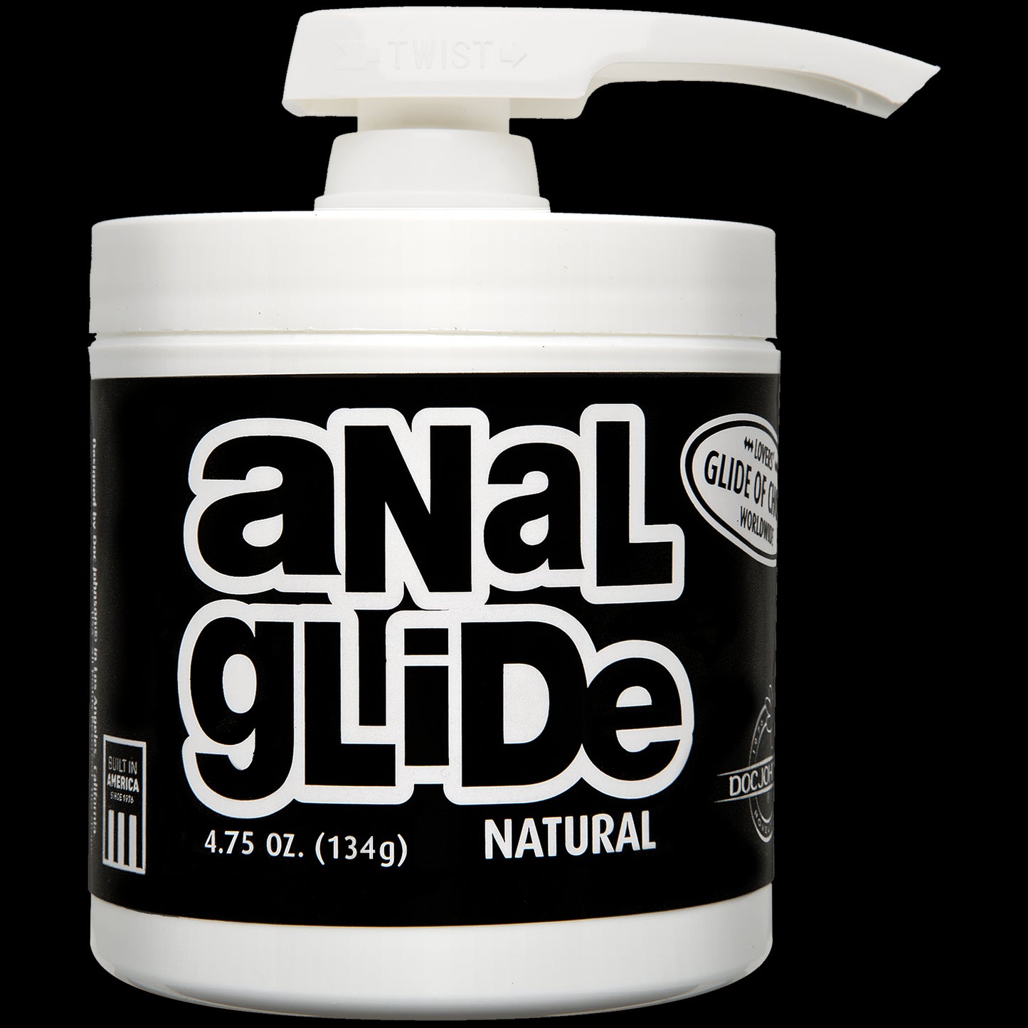 Анальна змазка на олійній основі Doc Johnson Anal Glide Natural (127 г) тривале ковзання