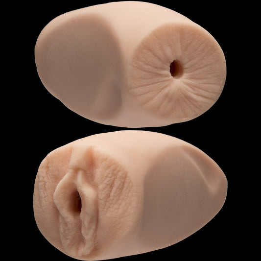 Мастурбатор двосторонній Doc Johnson Dani Daniels/Cherie Deville Ultraskyn, вагіна/попка