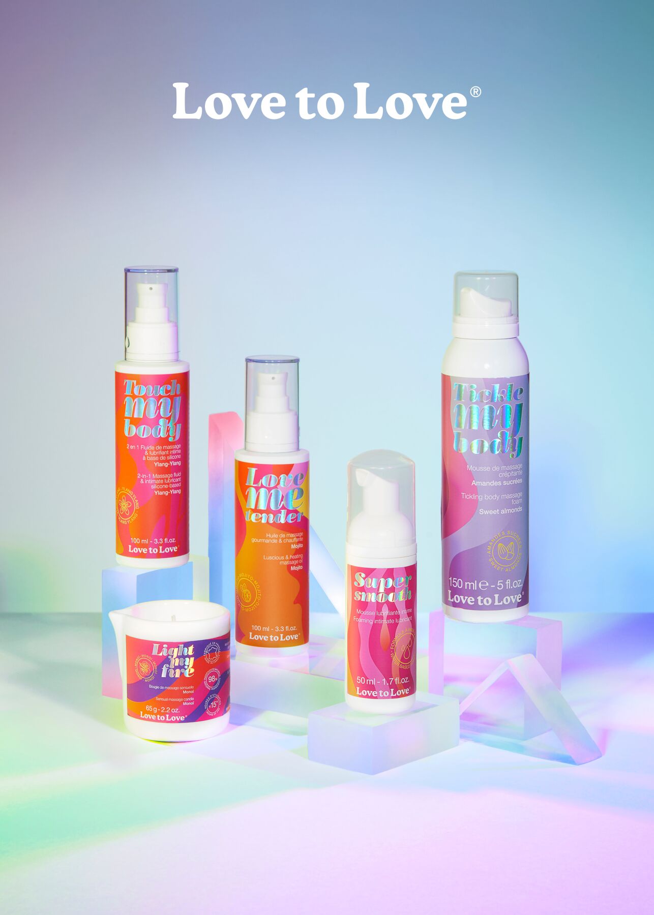 Масажна олія Love To Love - Love Me Tender, Noix De Coco (100 мл), аромат кокоса, без парабенів