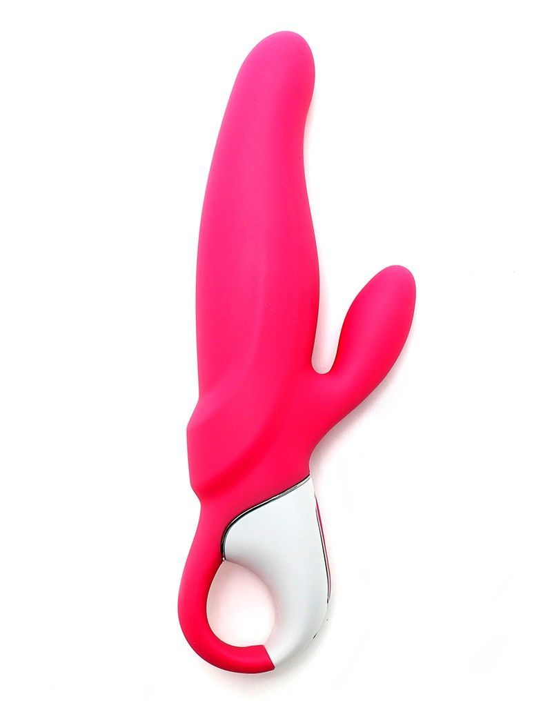 Потужний вібратор-кролик Satisfyer Vibes Mr. Rabbit, два мотори, литий силікон, 12 режимів роботи