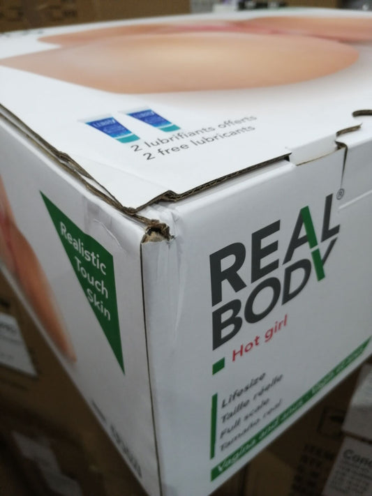 Мастурбатор-півторс Real Body — Hot Girl, два входи: вагіна та попка (мятая упаковка!!!)