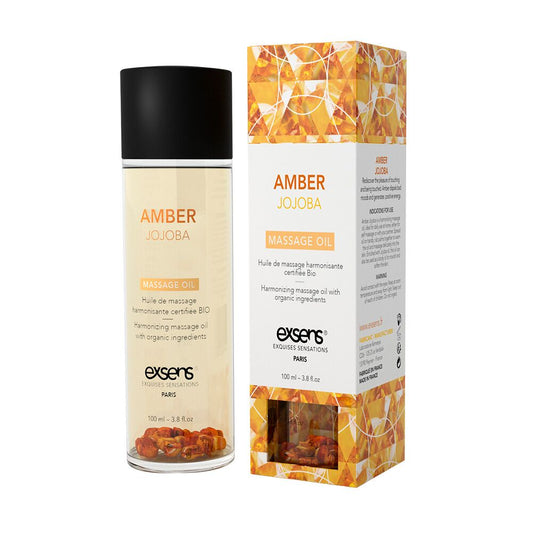 Масажна олія EXSENS Amber Jojoba (гармонізує, з бурштином) 100мл, натуральна
