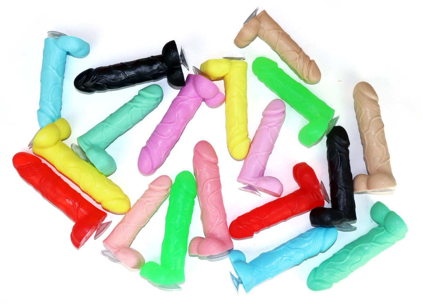 Крафтове мило-член із присоскою Чистий Кайф Violet size M, натуральне