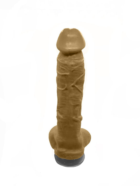 Крафтове мило-член із присоскою Чистий Кайф Brown size XL, натуральне