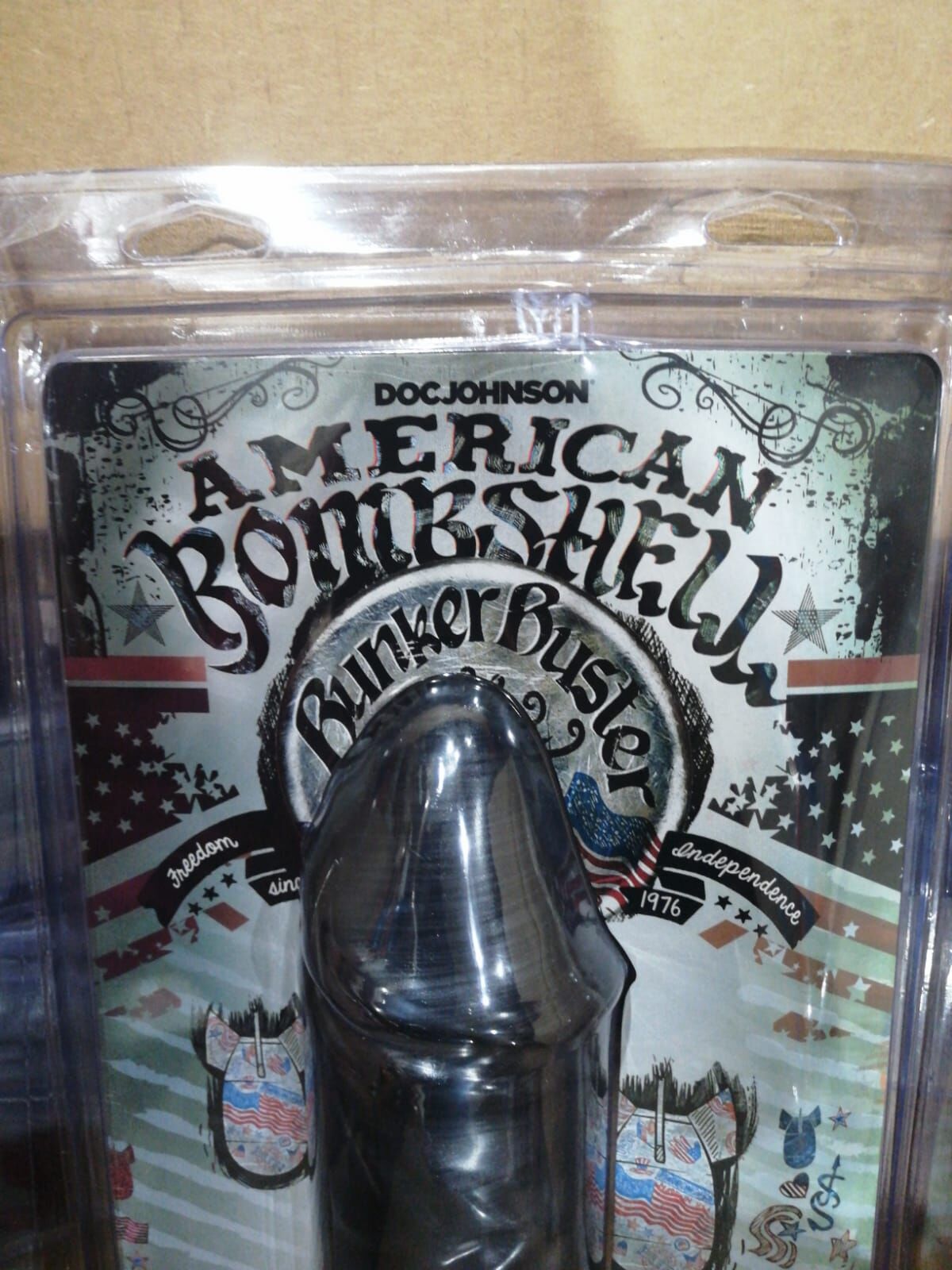 Фалоімітатор для фістингу Doc Johnson American Bombshell Bunker Buster Gun Metal (м'ята упаковка!)