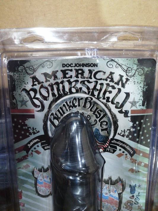 Фалоімітатор для фістингу Doc Johnson American Bombshell Bunker Buster Gun Metal (м'ята упаковка!)