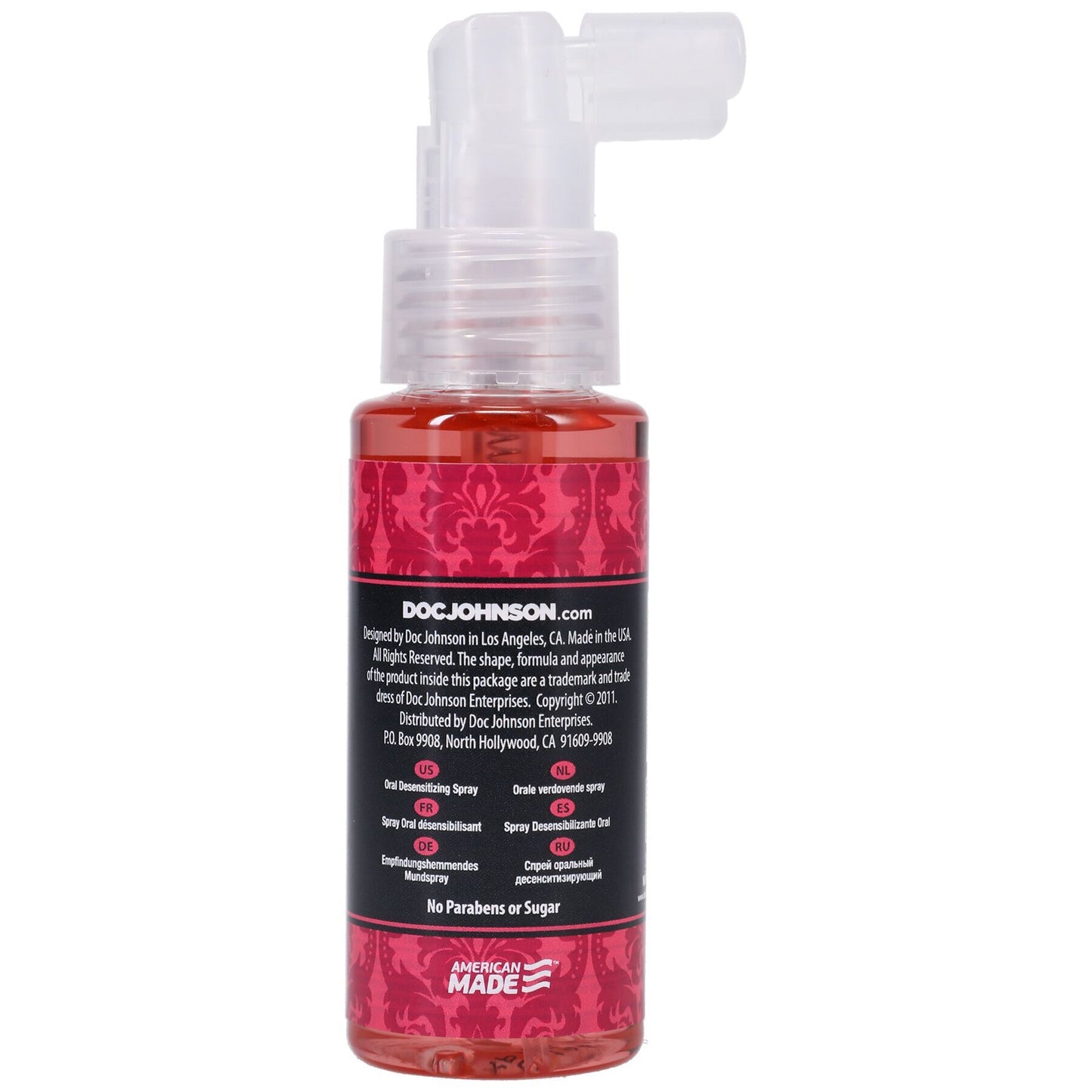 Розпродаж! Спрей для мінету Doc Johnson GoodHead DeepThroat Spray - Strawberry 59мл (термін 09.25)