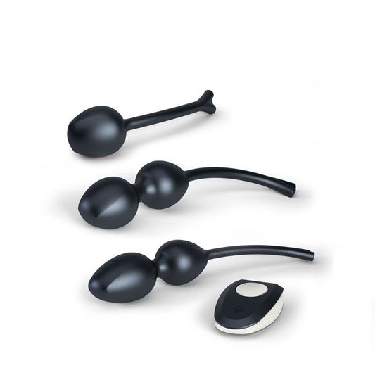 Вагінальні кульки для міостімуляції Mystim Jane Untamed Vibe з вібрацією і пультом ДК