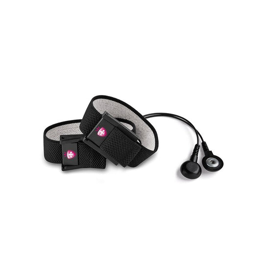 Утяжка для пеніса Mystim Charming Chuck, два регульованих текстильних ременя з електродами