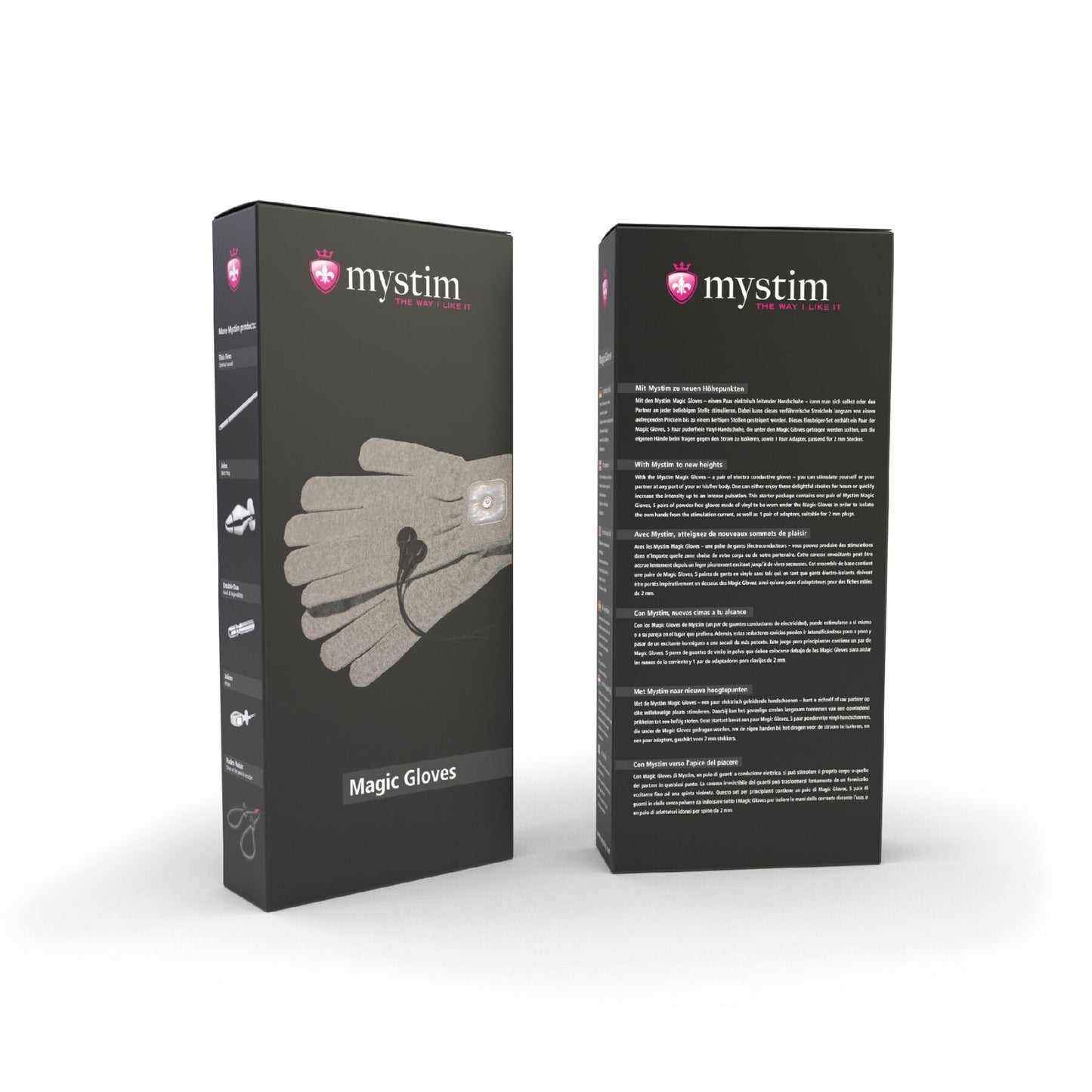 Рукавички для електростимуляції Mystim Magic Gloves, дуже ніжний вплив