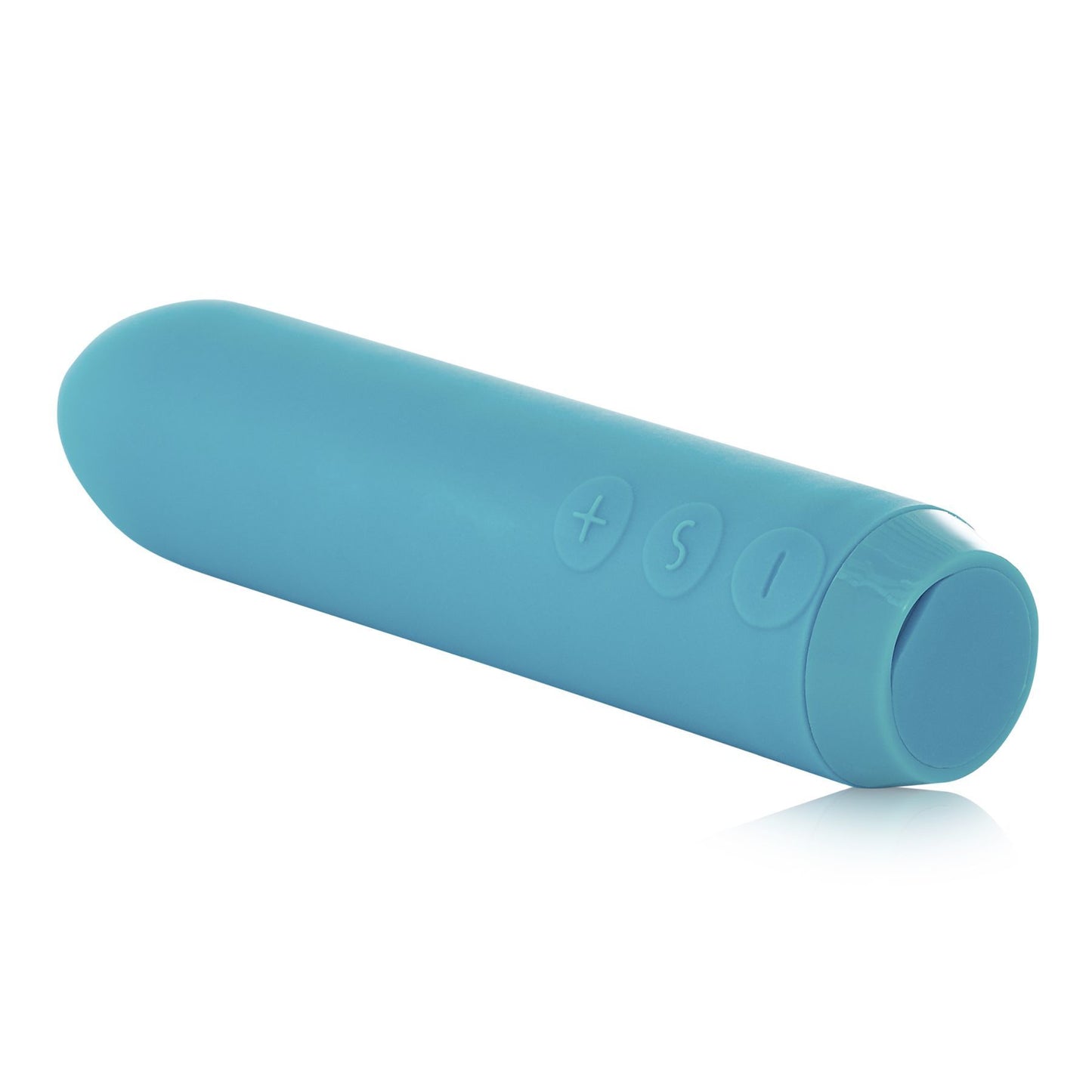 Мінівібратор Je Joue - Classic Bullet Vibrator Teal з глибокою вібрацією і фіксацією на палець  + подарунок косметичка