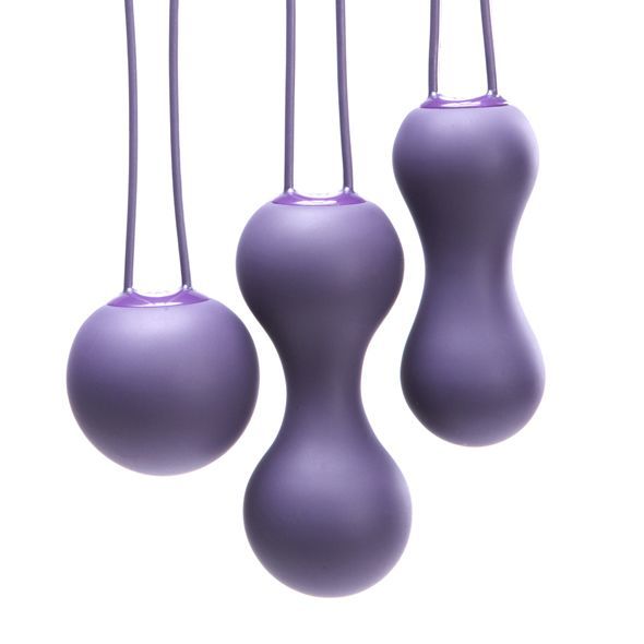 Набір вагінальних кульок Je Joue - Ami Purple, діаметр 3,8-3,3-2,7см, вага 54-71-100гр + подарунок косметичка