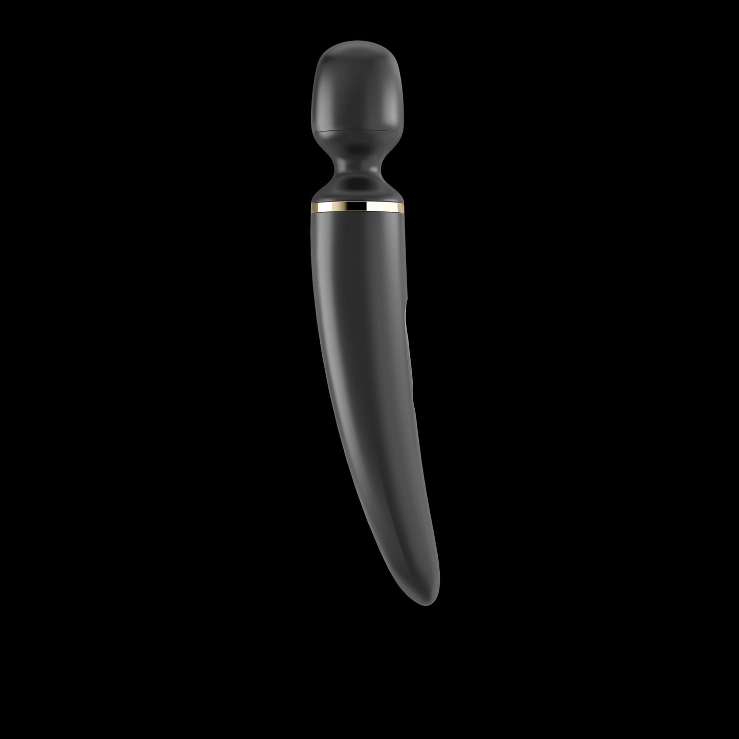 Вібромасажер Satisfyer Wand-er Woman (Black/Gold), водонепроникний, потужний, розмір XXL