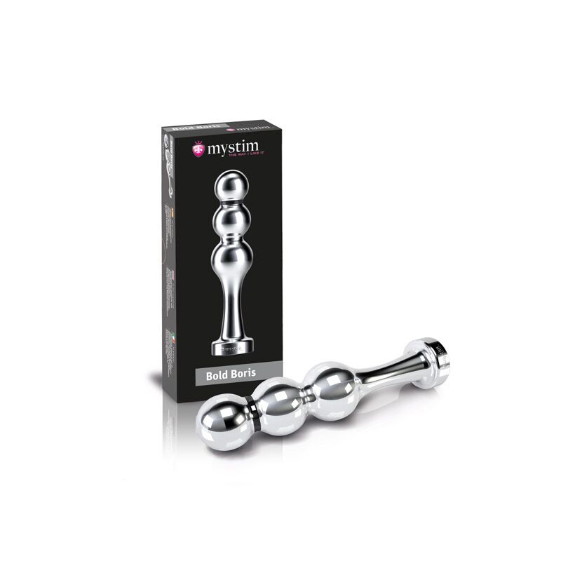Металеве ділдо Mystim Bold Boris для електростимулятора, діаметр 3,2 см