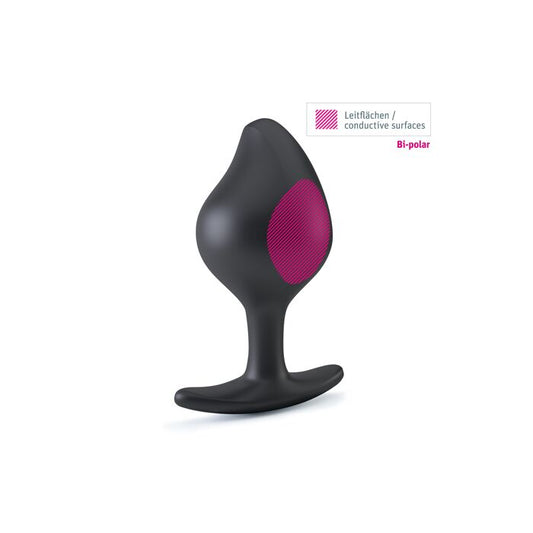 Силіконова анальна пробка Mystim Rocking Force L для електростимулятора, діаметр 4,7 см