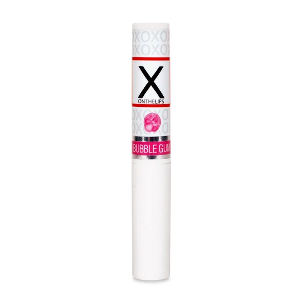 Стимулювальний бальзам для губ унісекс Sensuva – X on the Lips Bubble Gum з феромонами, жуйка