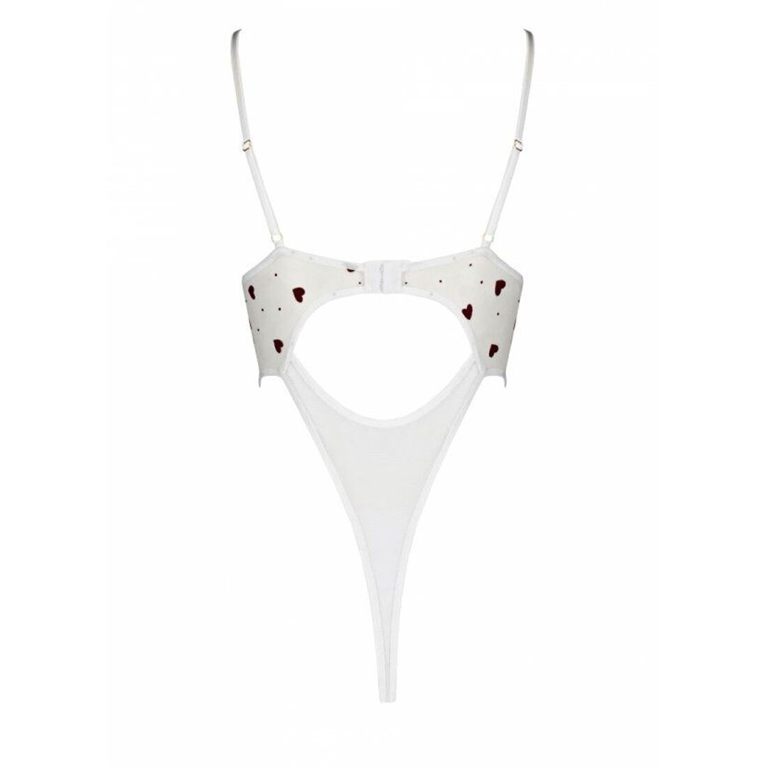 Еротичний боді з малюнком Passion LOVELIA BODY S/M, white