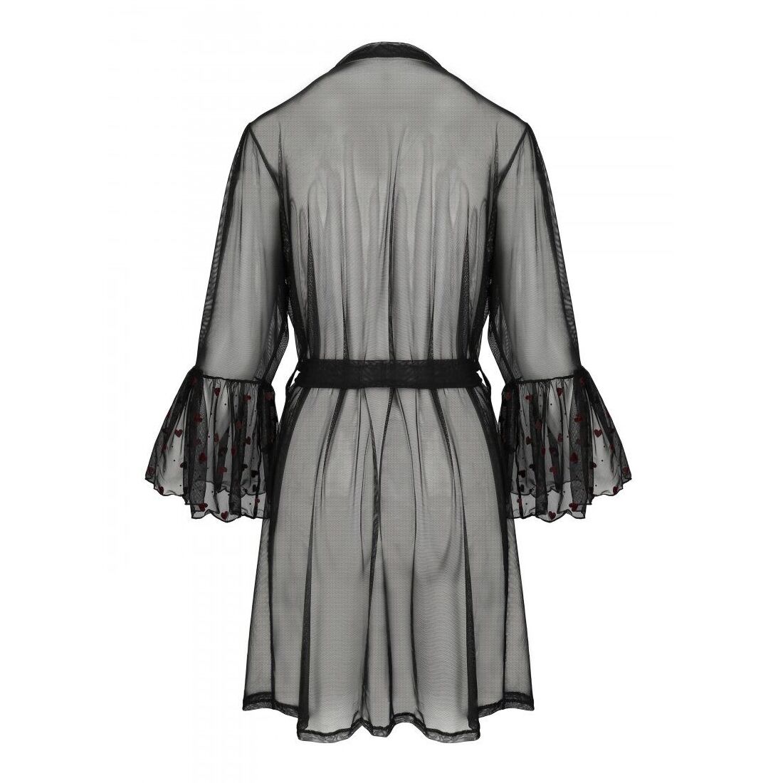 Повітряний пеньюар Passion LOVELIA PEIGNOIR L/XL, black