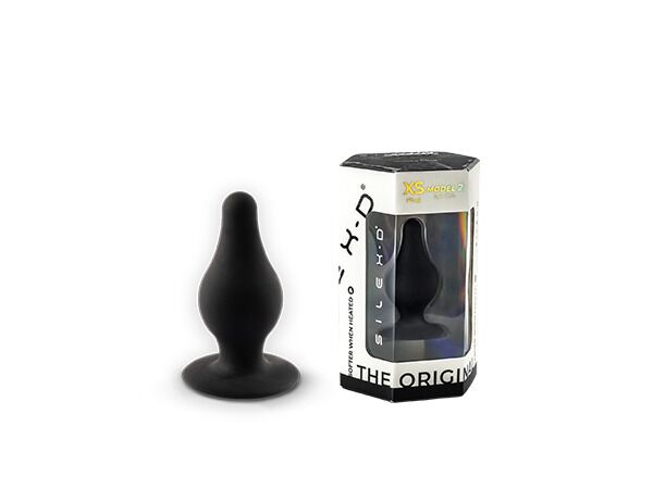 Анальна пробка SilexD (Model 2 size XS) двошарова, силікон+Silexpan, діаметр 2,9 см
