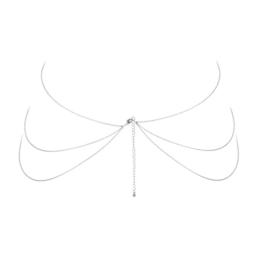 Ланцюжок для тіла Bijoux Indiscrets Magnifique 8 Body Chain — Silver