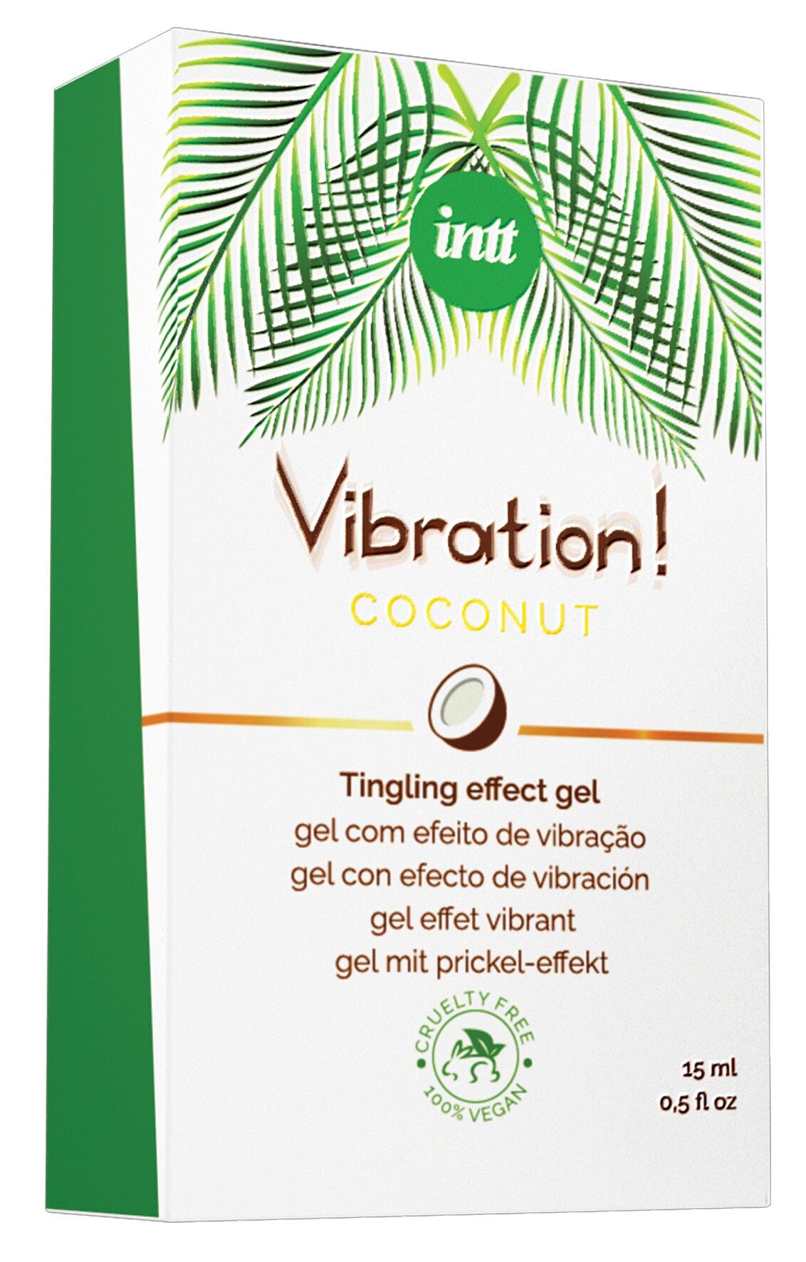 Рідкий вібратор Intt Vibration Coconut Vegan (15 мл), дуже смачний, діє до 30 хвилин