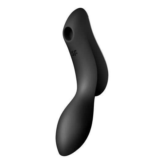 Вакуумний стимулятор з вібрацією Satisfyer Curvy Trinity 2 Black