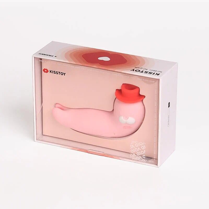 Вакуумний вібратор KISSTOY Franky Pink