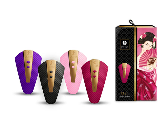 Кліторальний вібратор Shunga Obi Light Pink