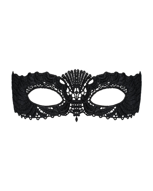 Мереживна маска Obsessive A700 mask, єдиний розмір, чорна