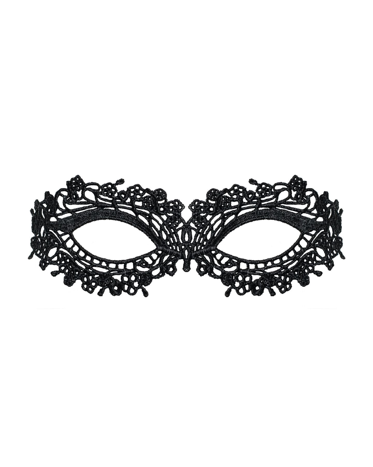 (SALE) Мереживна маска Obsessive A710 mask, єдиний розмір, чорна